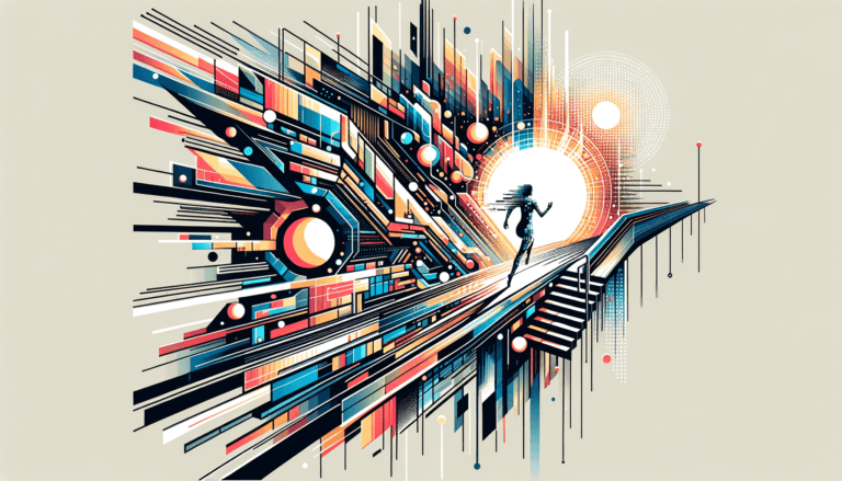 Stwórz ilustrację któa będzie metaforą dla tekstu : [Wyjdź poza schematy w 2024. Zostań certyfikowanym trenerem kompetencji miękkich]